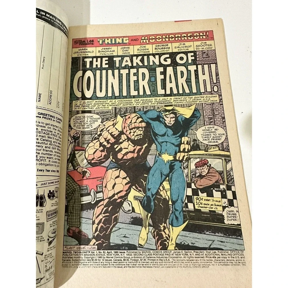 Marvel‎ Two-In-One Lot Of 3 Marvel, The Thing #4 #42 #62